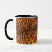Mug Empreinte de léopard noir tache Modèle de texture  (Gauche)