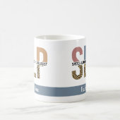 Mug Empreinte de léopard Pathologiste de la parole per (Centre)