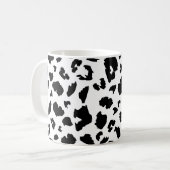 Mug Empreinte de léopard personnalisable (Devant gauche)