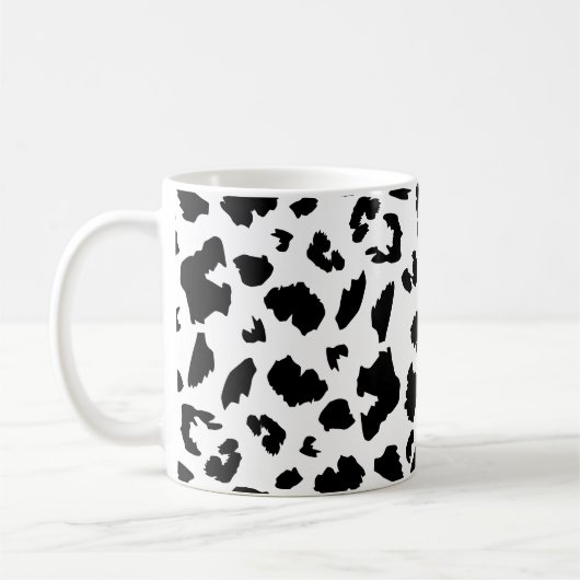Mug Empreinte de léopard personnalisable (Gauche)