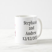 Mug Empreinte de léopard personnalisé Mère de Groom Ca (Devant droit)