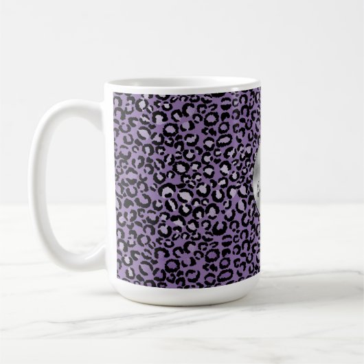 Mug Empreinte de léopard pourpre (Gauche)