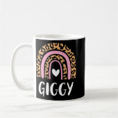Mug Empreinte de léopard Rainbow Cute Mères Day Funny  (Gauche)