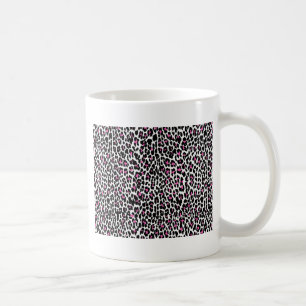 Mug empreinte de léopard rose