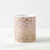 Mug Empreinte de léopard rose d'or d'Ombre (Centre)