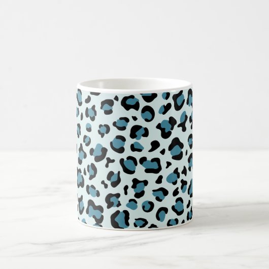 Mug Empreinte de léopard, Spots de léopard, Leopard bl (Centre)