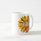 Mug Empreinte de léopard Sunflower GIGI (Devant droit)