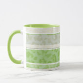 Mug Empreinte de léopard sur arrière - plan rayé (Gauche)