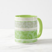 Mug Empreinte de léopard sur arrière - plan rayé (Devant droit)