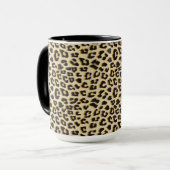 Mug Empreinte de léopard Tan (Devant gauche)