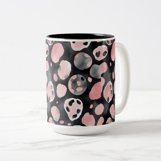 Mug Empreinte de léopard tendance (Devant droit)