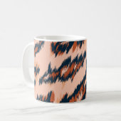 Mug Empreinte de léopard : Textile Design sans joint. (Devant gauche)