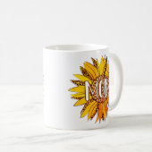 Mug Empreinte de léopard Tournesol MOM (Devant droit)