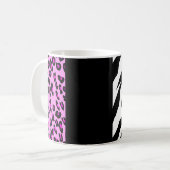 Mug Empreinte de léopard, Zebra Print, Poster de anima (Devant gauche)