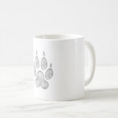 Mug Empreinte de neige de renard (Devant droit)