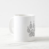 Mug Empreinte de neige de renard (Devant gauche)