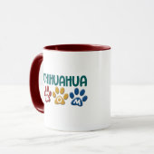 Mug Empreinte de patte 1 de maman de CHIWAWA (Devant gauche)