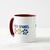 Mug Empreinte de patte 1 de papa de COCKER (Devant gauche)