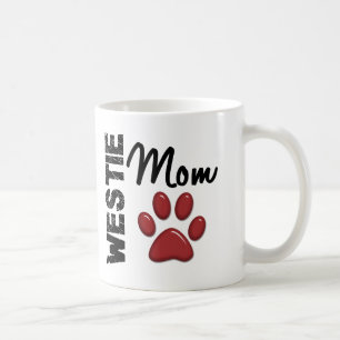 Mug Empreinte de patte 2 de maman de Westie