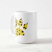 Mug Empreinte de patte Cheetah (Devant gauche)