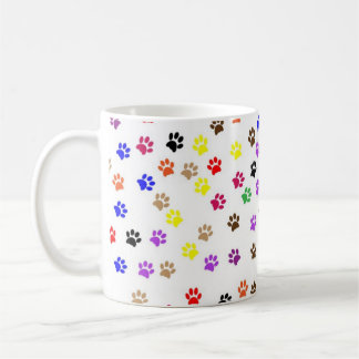 Mug Empreinte de patte coloré