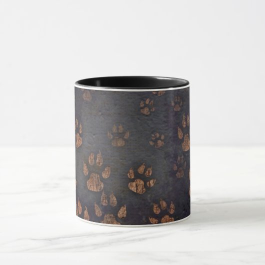 Mug Empreinte de patte de chat (Centre)