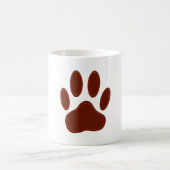 Mug Empreinte de patte de chien à pattes (Centre)