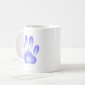Mug Empreinte de patte de chien de verre (Devant gauche)