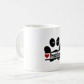 Mug Empreinte de patte de chien Épagneul Français (Devant gauche)