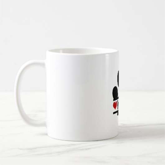 Mug Empreinte de patte de chien Épagneul Français (Gauche)