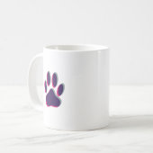 Mug Empreinte de patte de chien hors de l'attention (Devant gauche)