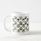 Mug Empreinte de patte de chien Motif Camo (Gauche)