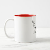 Mug Empreinte de Patte de Loup de Sensibilisation (Gauche)