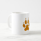 Mug Empreinte de patte de renard (Devant gauche)