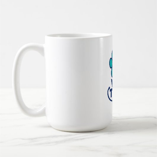 Mug Empreinte de patte de technicien vétérinaire (Gauche)