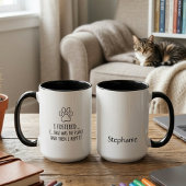 Mug Empreinte de Patte d'Échec de Garde