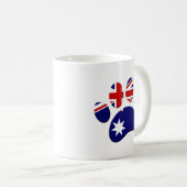 Mug Empreinte de patte du Drapeau australien (Devant droit)