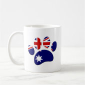Mug Empreinte de patte du Drapeau australien (Gauche)