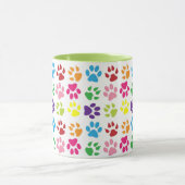 Mug Empreinte de patte personnalisé (Centre)