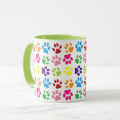 Mug Empreinte de patte personnalisé (Devant gauche)