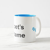 mug empreinte de patte personnalisé 2020 (Devant droit)