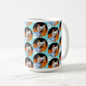 Mug Empreinte de patte photo pour animaux de compagnie (Devant droit)