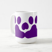 Mug Empreinte de patte pourpre (Devant gauche)
