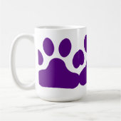 Mug Empreinte de patte pourpre (Gauche)