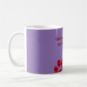 Mug Empreinte de patte rouge dégradé (Gauche)