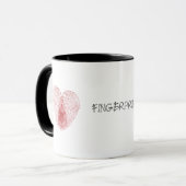 Mug empreinte digitale (Devant gauche)