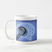 Mug Empreinte digitale de cerveau (Gauche)