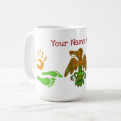 Mug Empreinte Inspiré par les Amérindiens (Devant gauche)