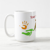 Mug Empreinte Inspiré par les Amérindiens (Gauche)