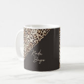 Mug Empreinte Leopard Brown Kinda Bougie (Devant gauche)